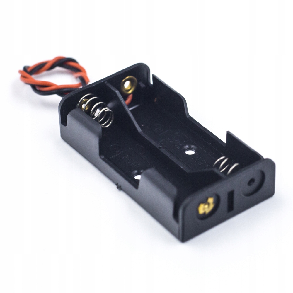 Koszyk Obudowa na 2 baterie AA R6 do projektów IoT 3V - 2xAA Model 2xAA - Case 3V