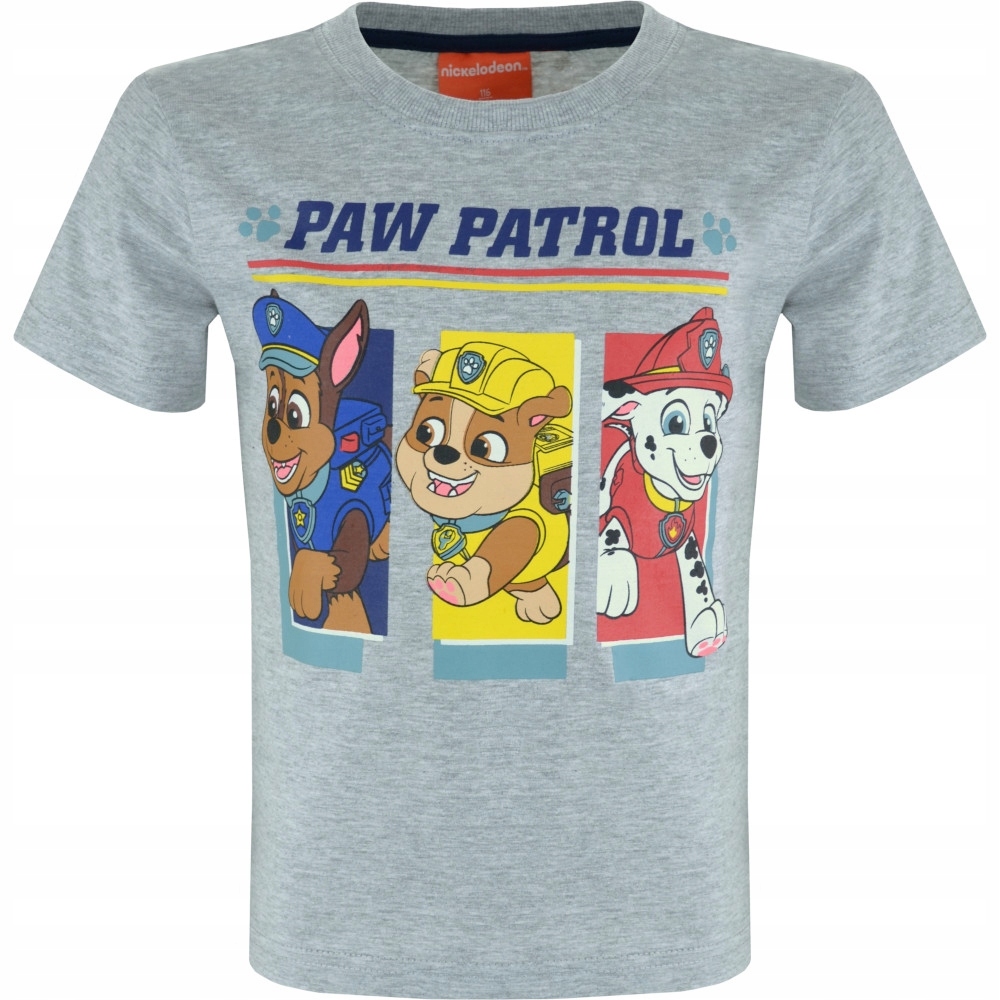 

Koszulka Psi Patrol Trio szara 98