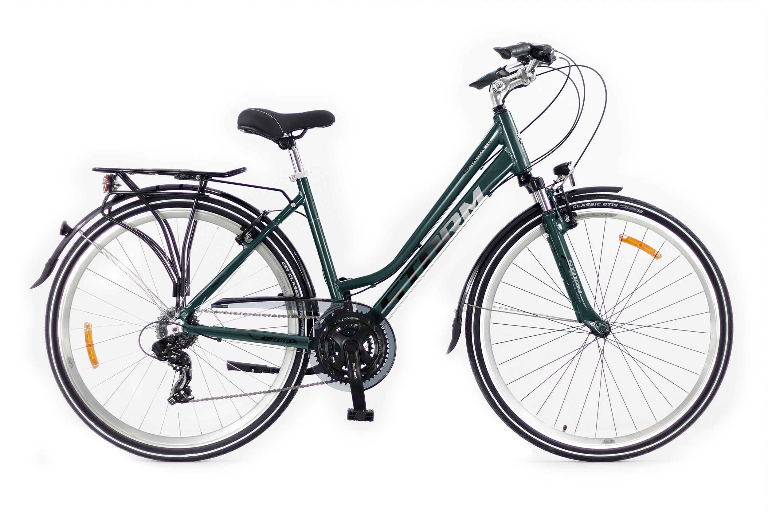 Rower Storm Marathon 1.0 Lady zielona butelka 17