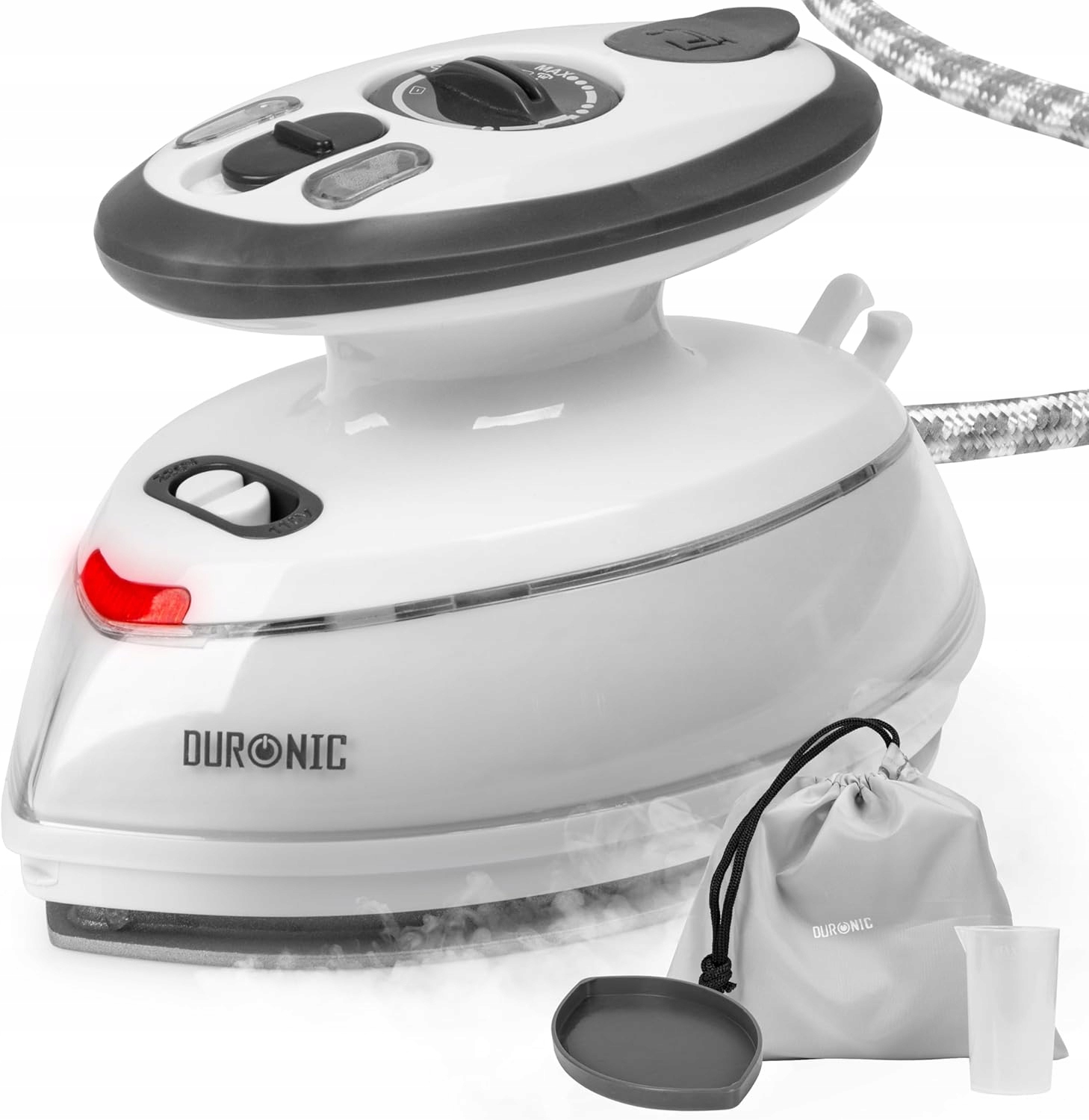 Mini Žehlička Přenosná Funkce Páry Žehlení Set+podstavec