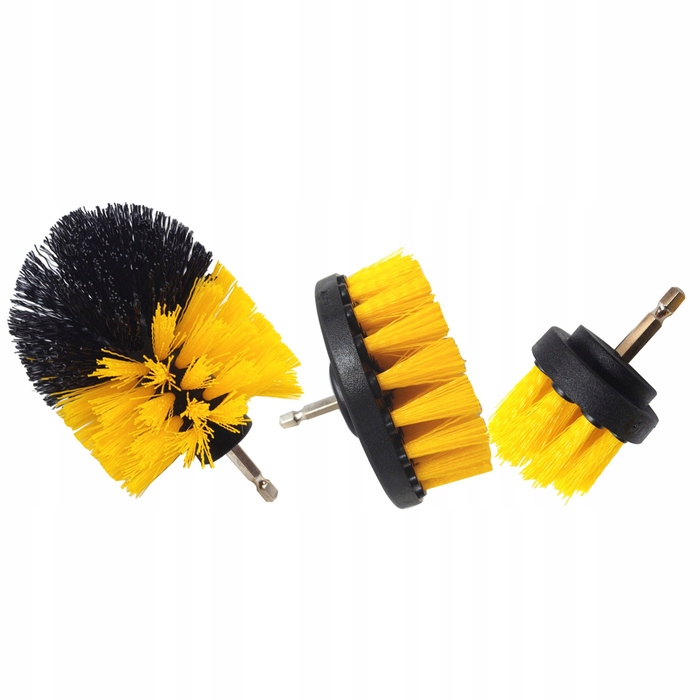 Szczotki do czyszczenia na wkrętarkę wiertarkę zestaw szczotek sprzątające