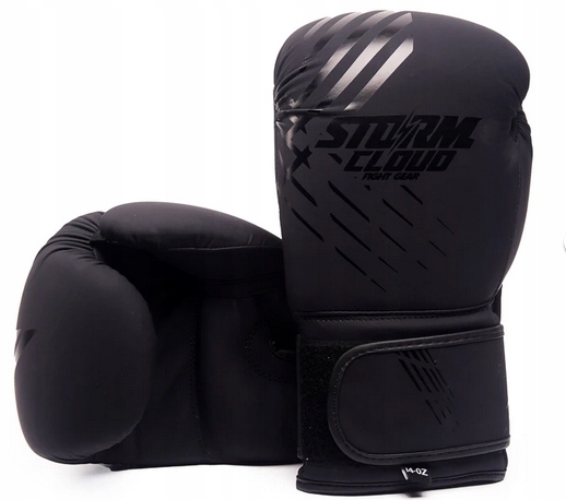 Rękawice bokserskie sparingowe StormCloud Lynx Storm Cloud czarne 14 oz