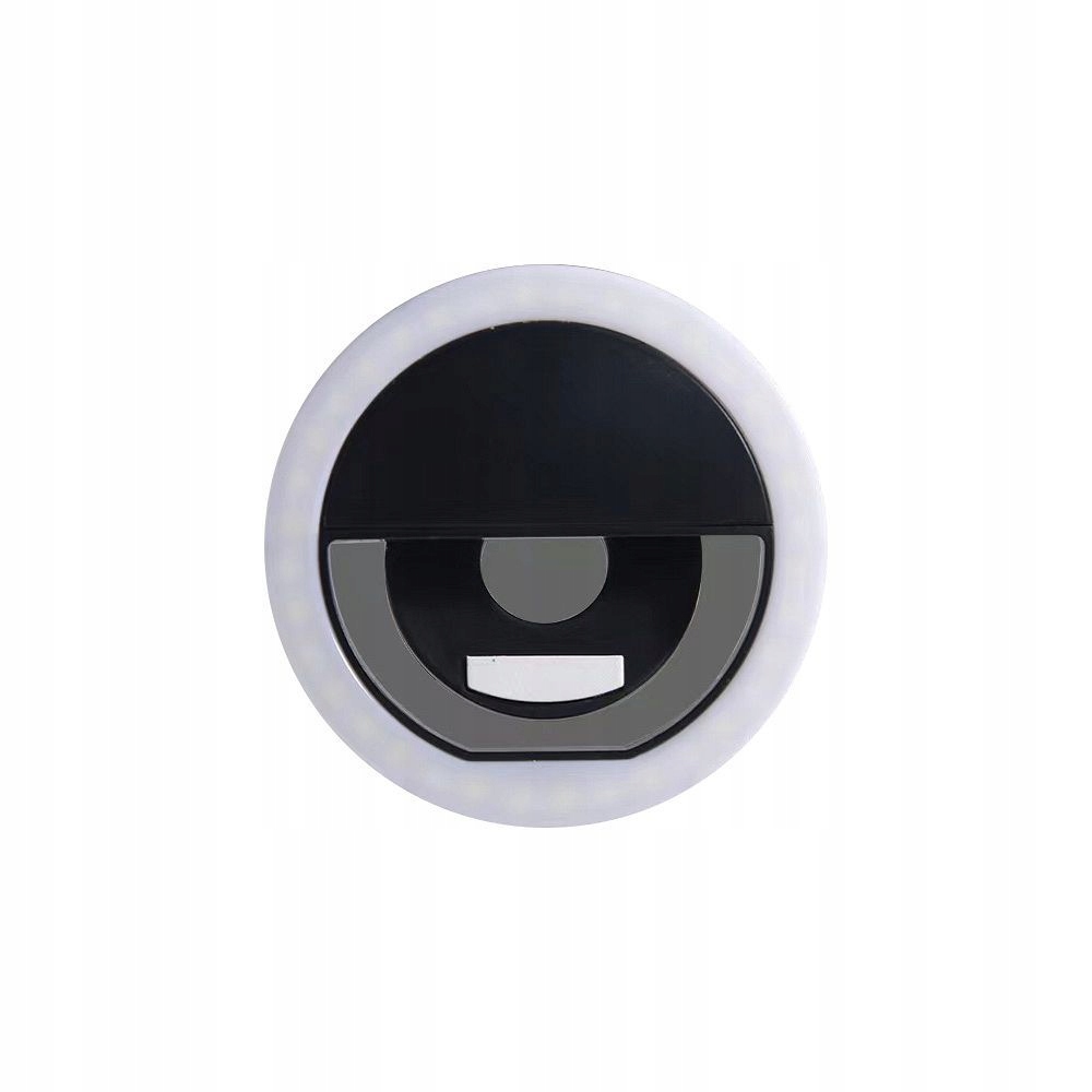 Lampa Led Ring do selfie na telefon RK-12 czarna