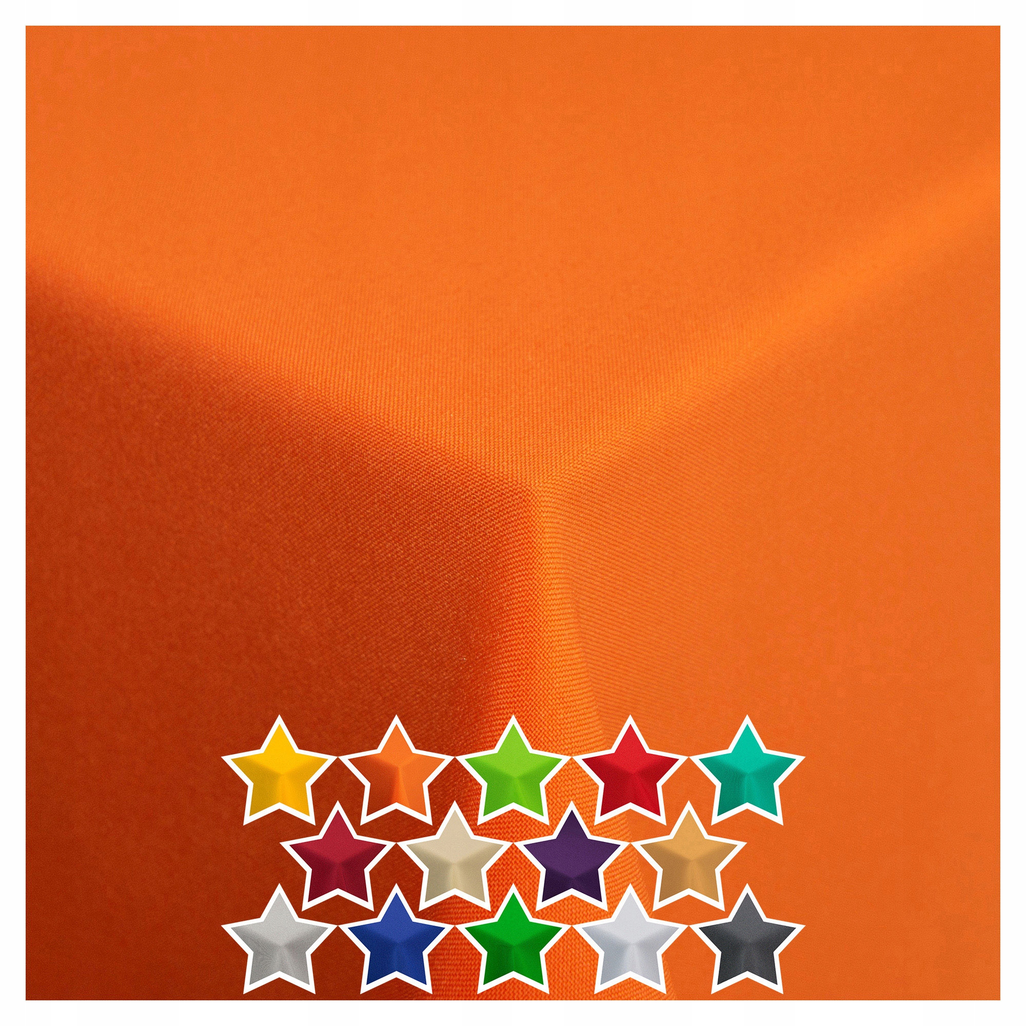 ELEGANCKI GŁADKI OWALNY OBRUS OWAL POMARAŃ 140x260 Materiał wykonania poliester