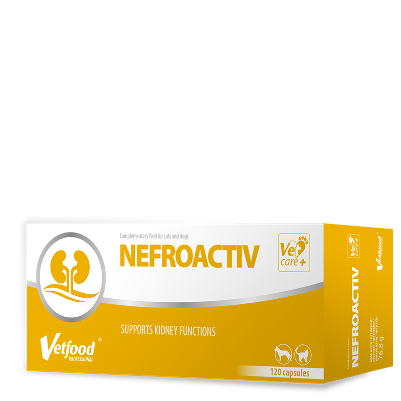 Levně VetFood NefroActiv 120 kapslí