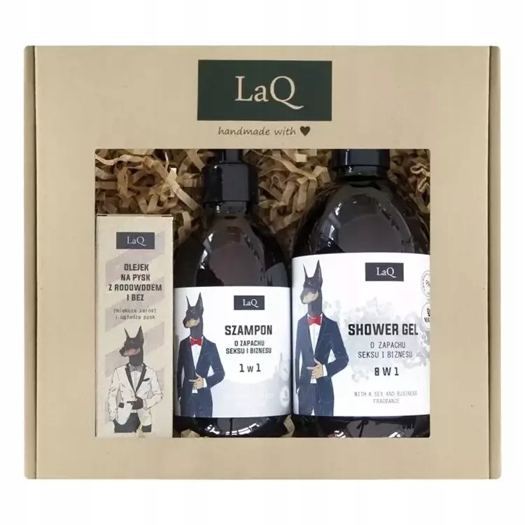 LaQ Sada Doberman: Gel, šampon, olej
