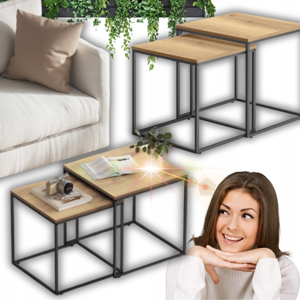 Konferenční Stolky, Čtvercový Konferenční Stolek, Sada Loftových Konferenčních Stolků, 2KS!