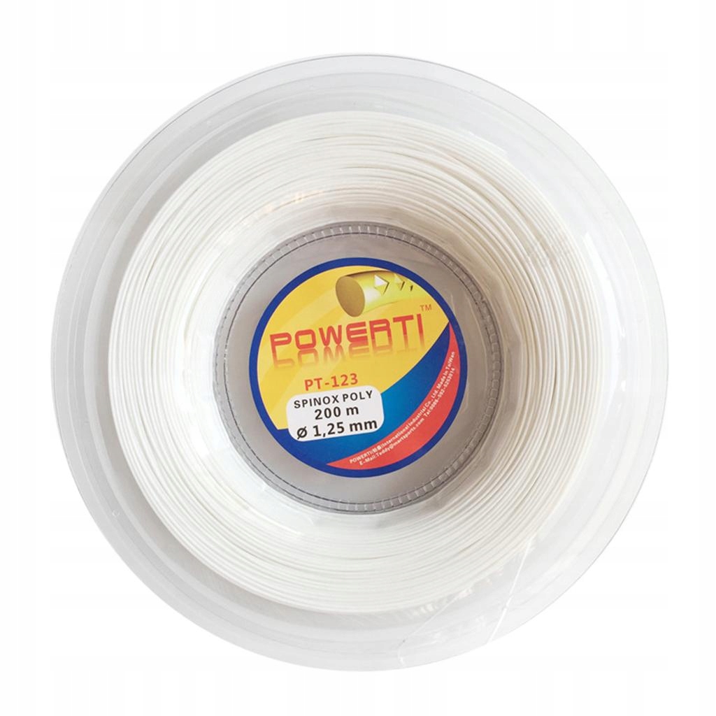 12m Tennis Racket Racquet String premium Co Polyester replacement White Model GD1948