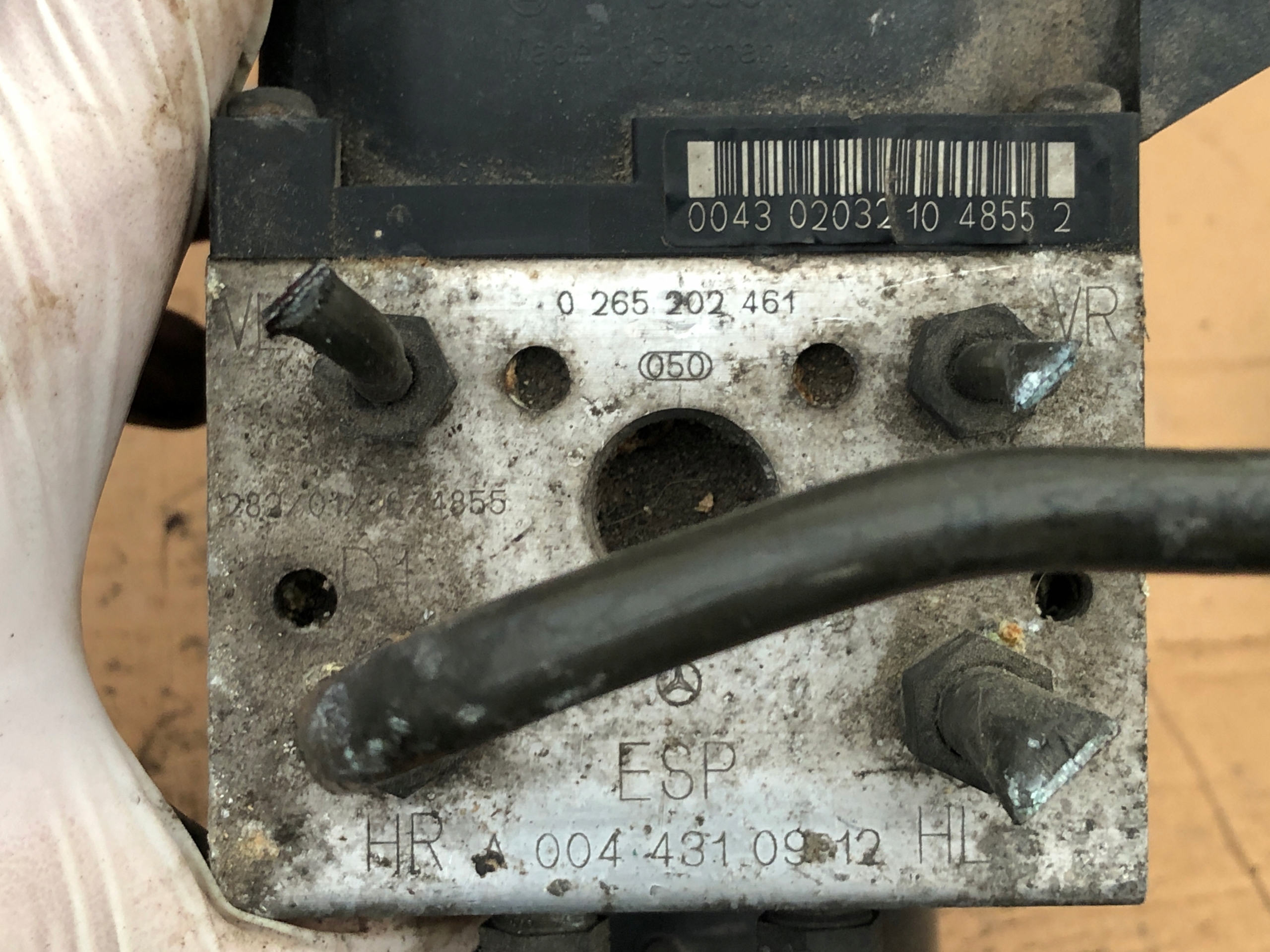 POMPA ABS MERCEDES VANEO 0265202461 A0044310912