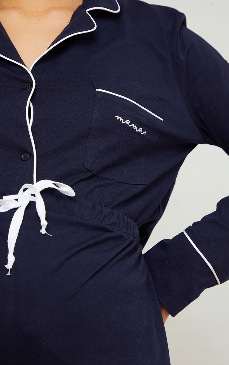 PRETTYLITTLETHING PIŻAMA CIĄŻOWA GRANATOWA M EGB Marka Prettylittlething