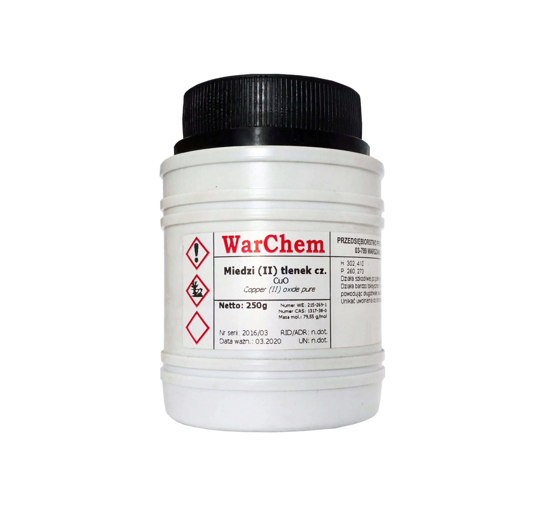 

Tlenek Miedzi (II) 250g Warchem [48335]