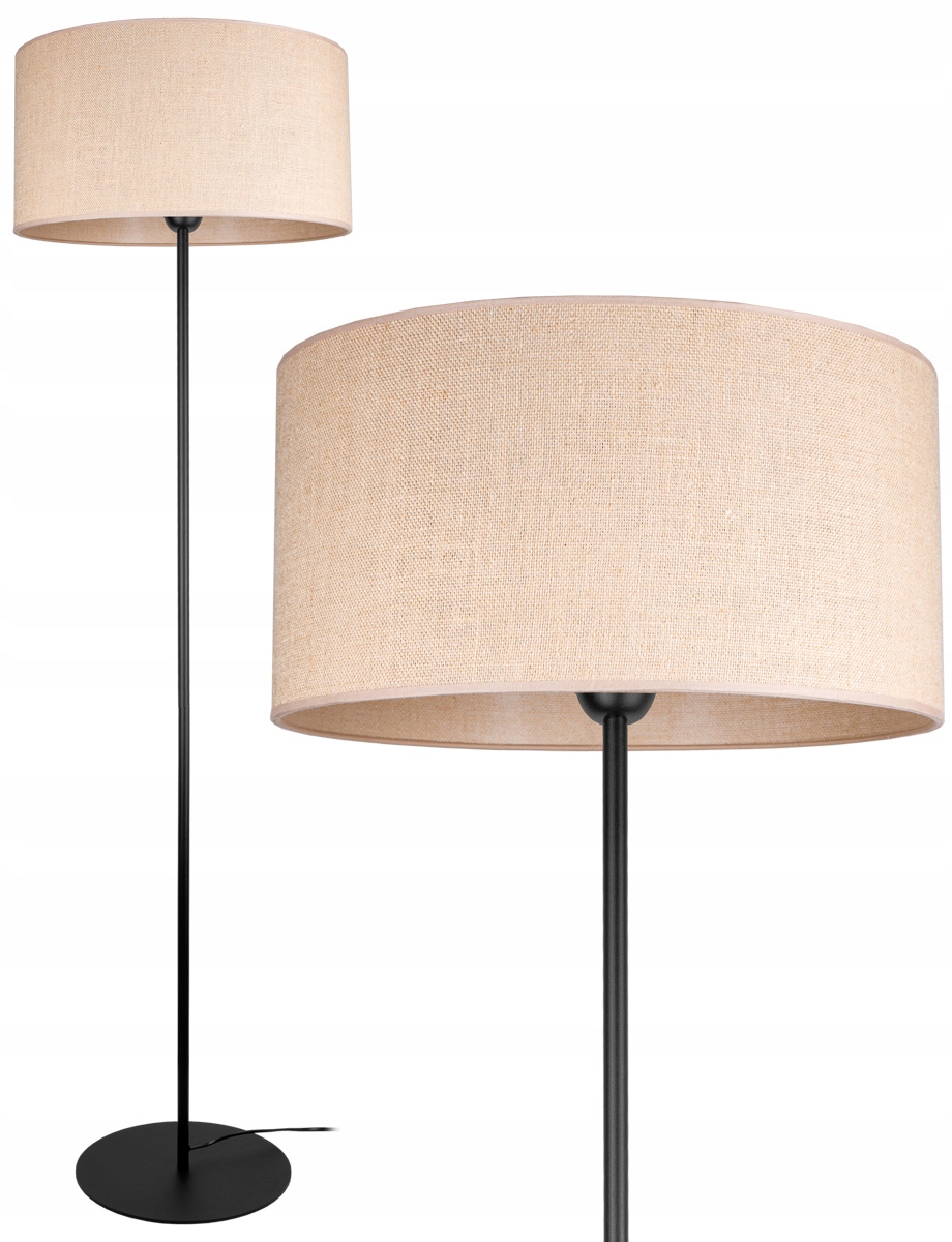

Nowoczesna Lampa Stojąca Podłogowa Abażur Boho Led