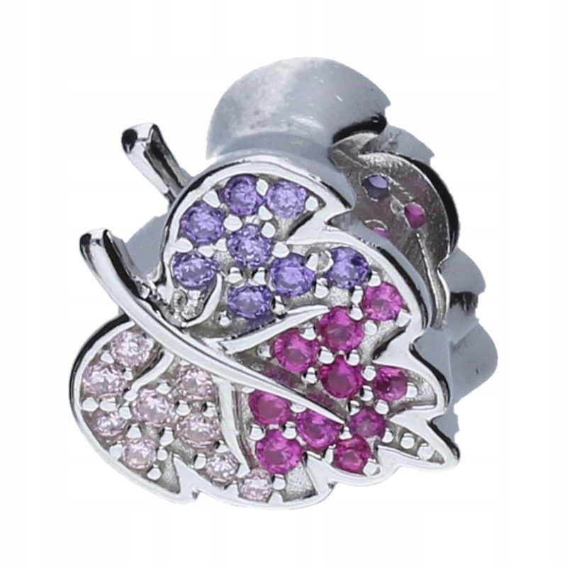 Stříbrný přívěsek pro modulární náramky stříbro o ryzosti 925 zirkony