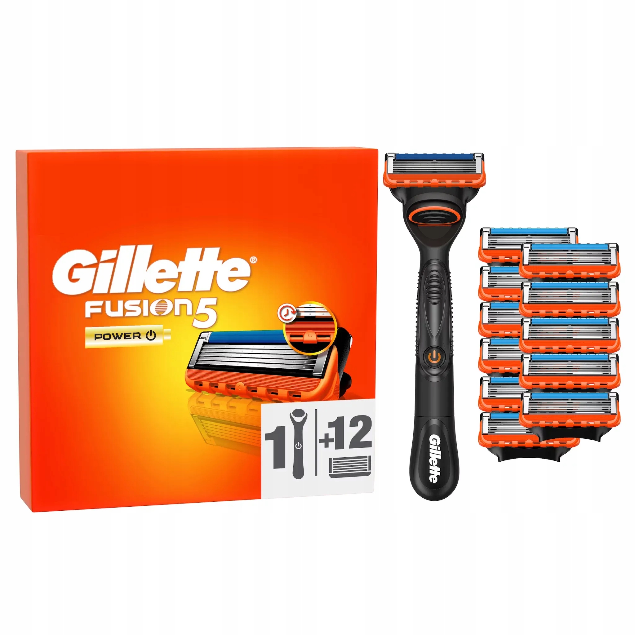 Gillette Fusion 5 maszynka z wkładami 12 szt
