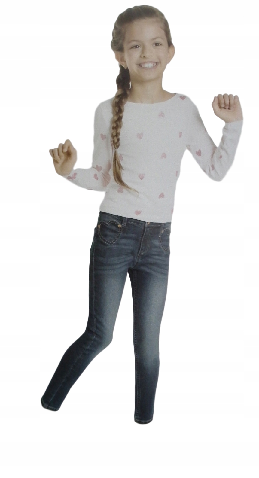 

Spodnie jeansowe roz 122-128 cm