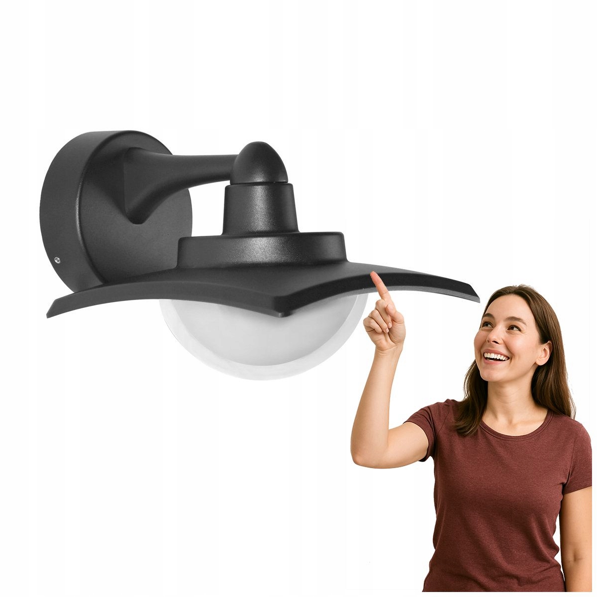 Led nástěnné svítidlo Isola 9W Klasické s IP54 na terasu Italux