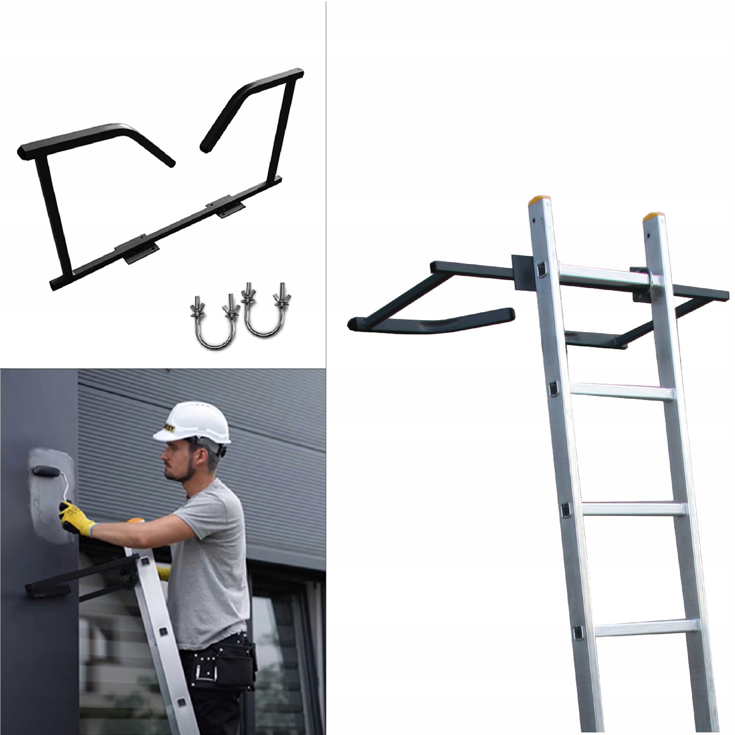 Odrazník – distanční držák pro okapové žebříky Drabest