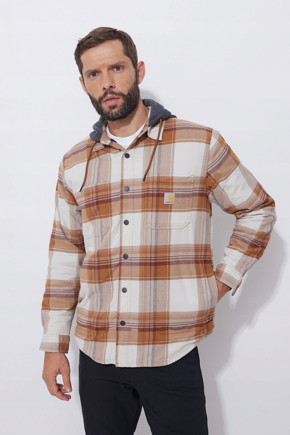 Svrchní košile Carhartt Rugged Flex Flannel Fleece Lined