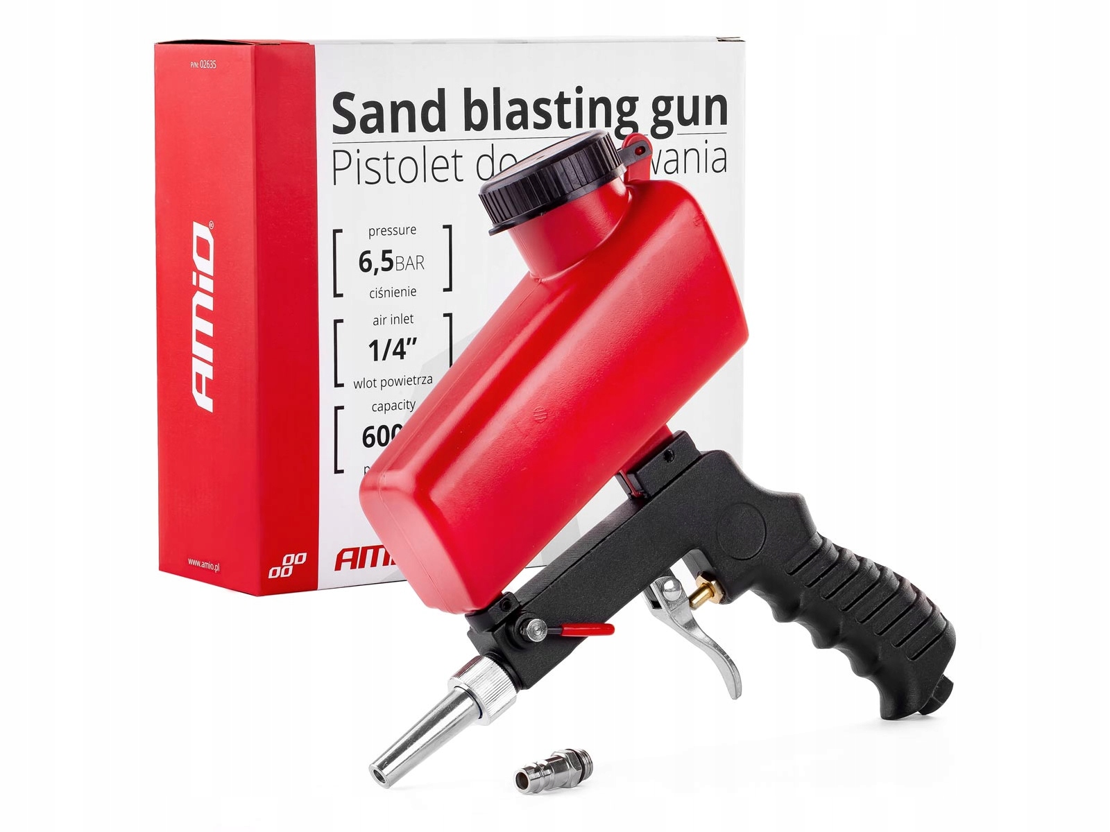 GRATISY# PISTOLET DO PIASKOWANIA PIASKARKA ZE ZBIORNIKIEM