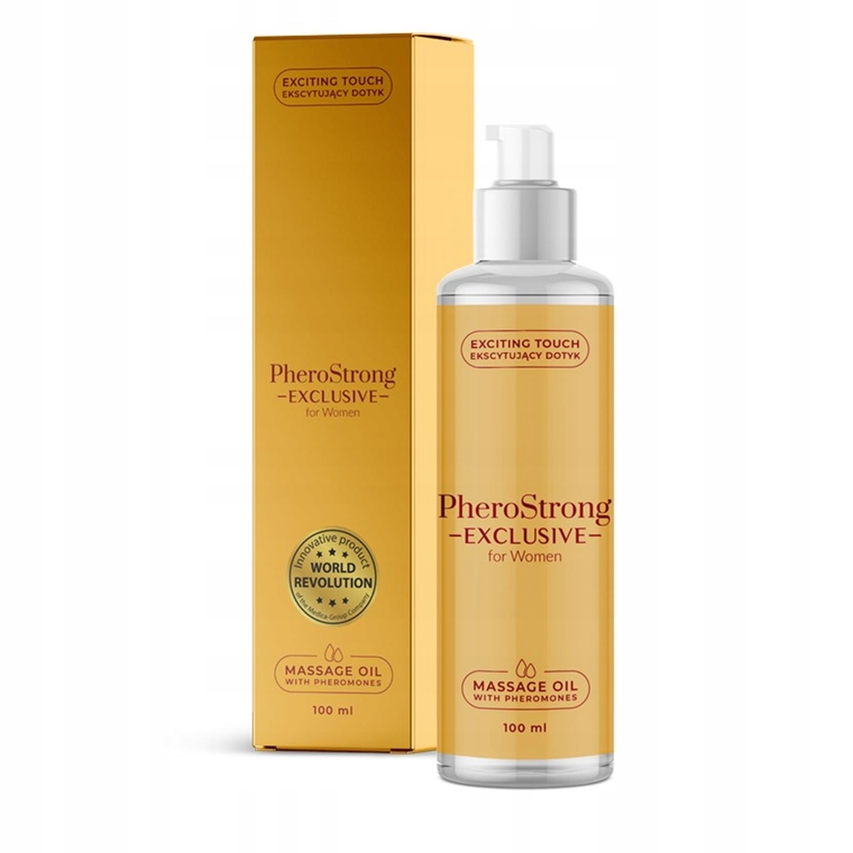 Masážní Olej S Feromony Pherostrong 100 ML, Lehký, Nemastný