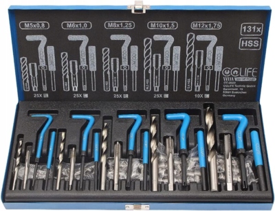 D586 Cclife Zestaw narzędzi do naprawy gwintów