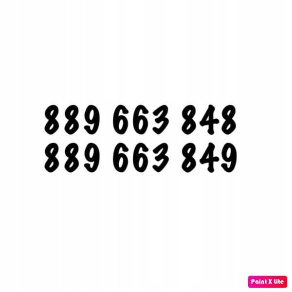 Zlaté číslo pro dva 889 663 848 a 889 663 849