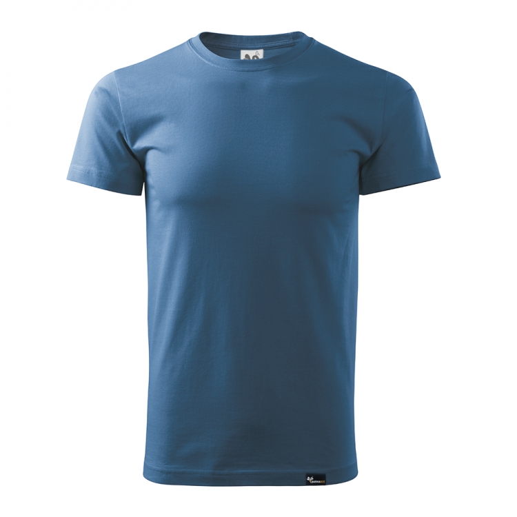 

KT00 - M / Koszulka bawełniana t-shirt lazurowa