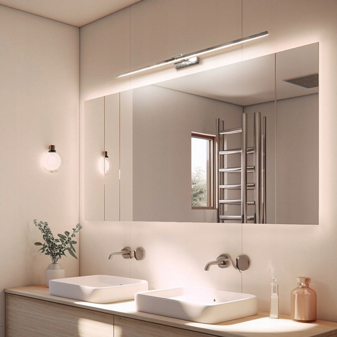 Kinkiet Led łazienkowy120cm 22W chrom 4000K UNO-BH-003 IP44