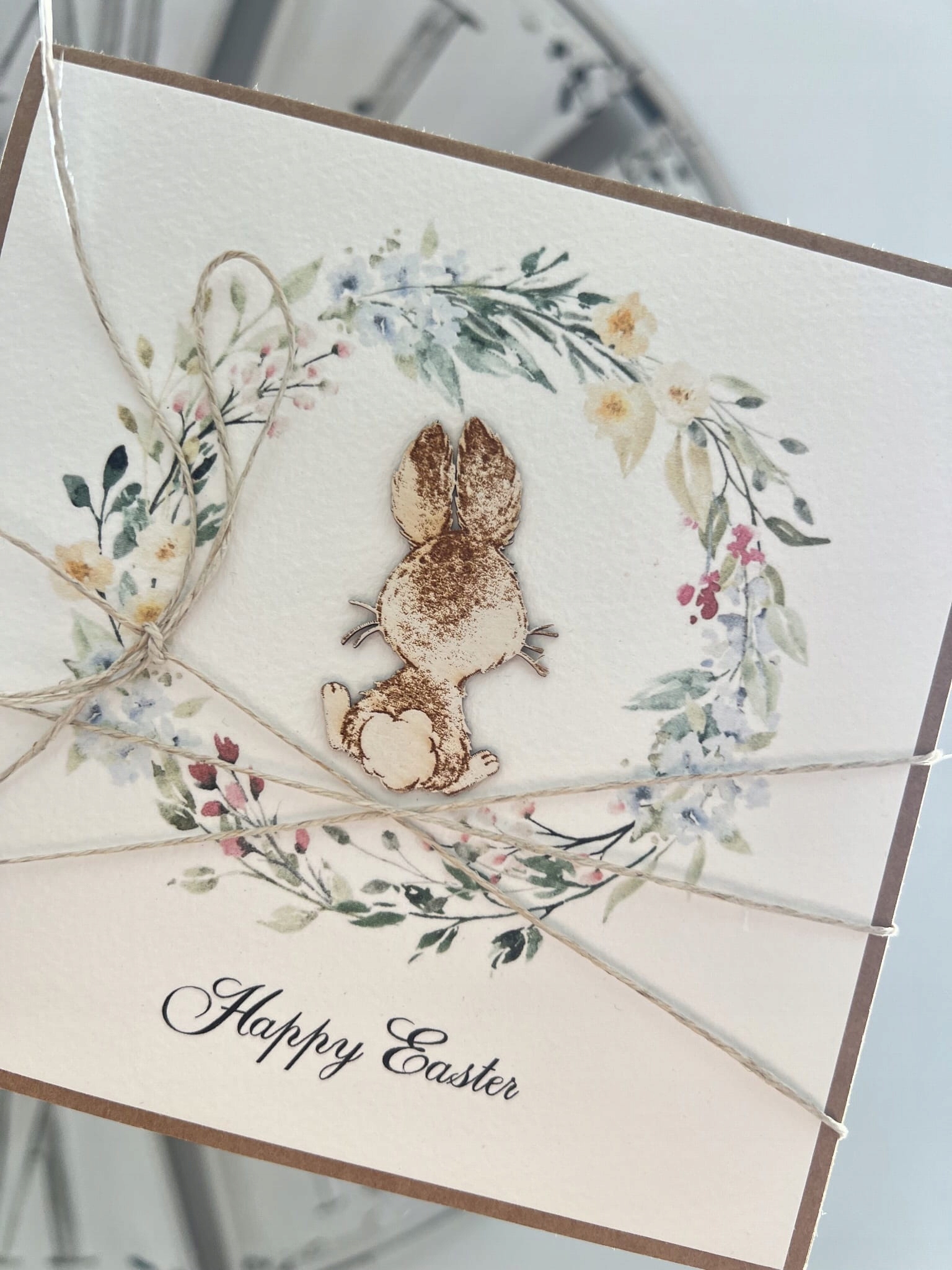 Velikonoční přáníčko Happy Easter card, ruční výroba