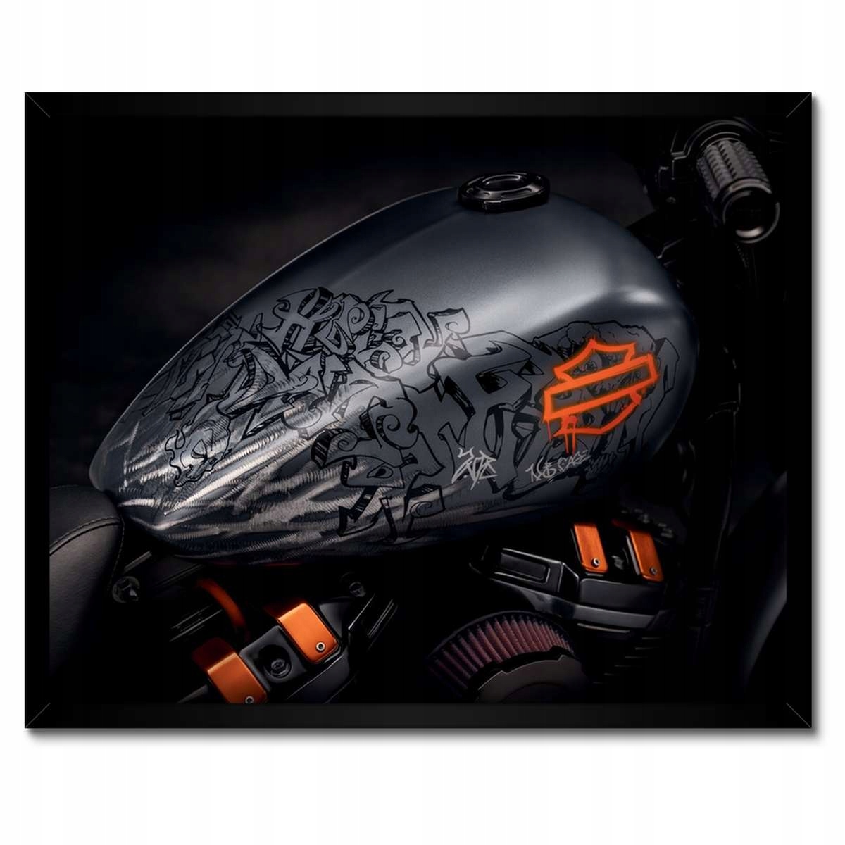 Plakáty v rámu 50x40 Harley Davidson Motocykl