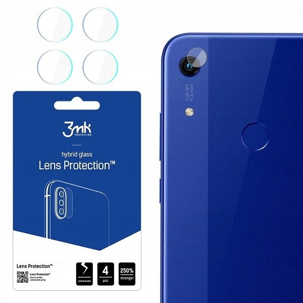 Szkło Hybrydowe 3MK Flexible Glass Lens Huawei Honor 8A Na Aparat 4 Szt.