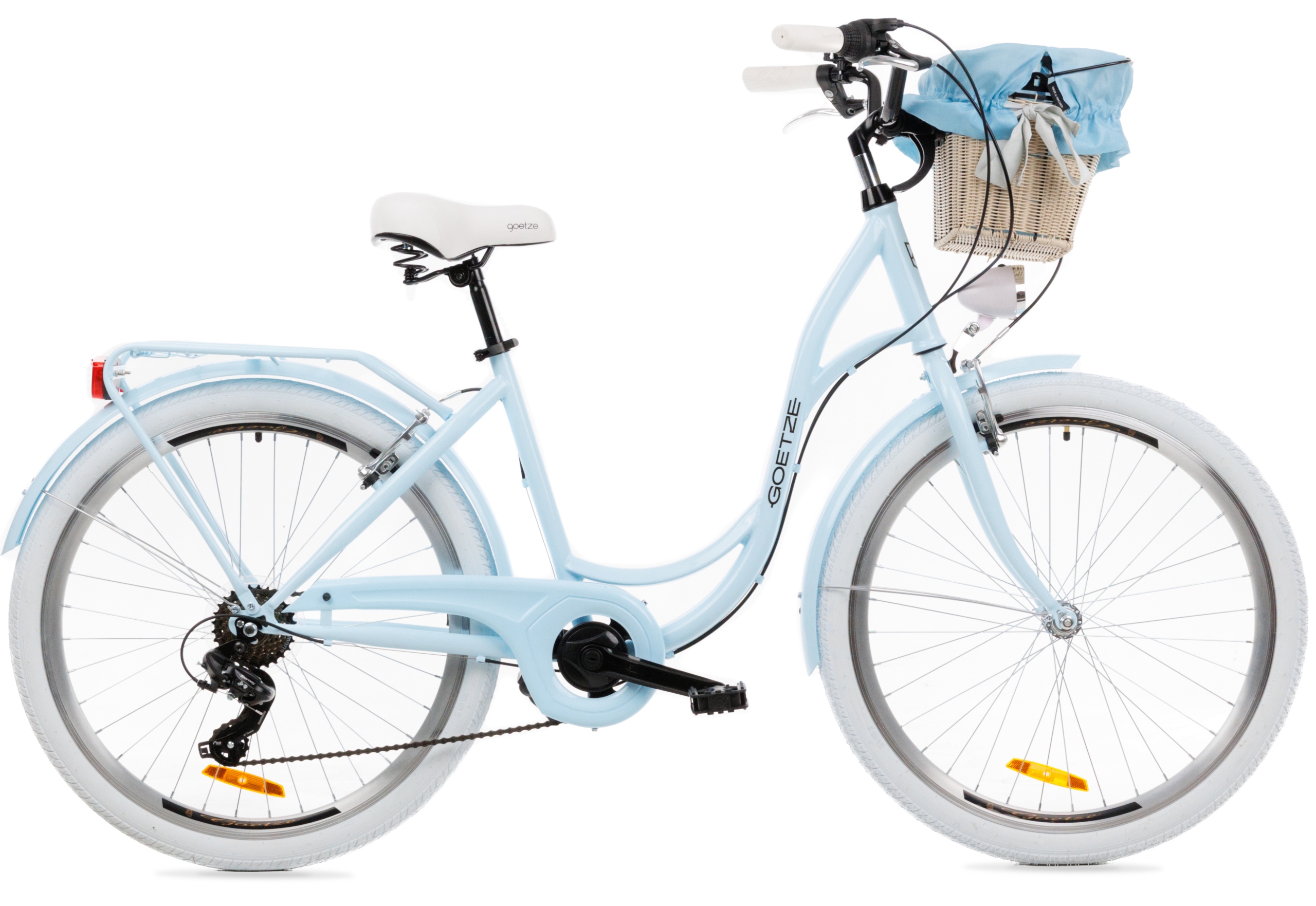 Damski Rower Miejski Goetze 26 Aluminiowy Lekki Damka Shimano Kosz