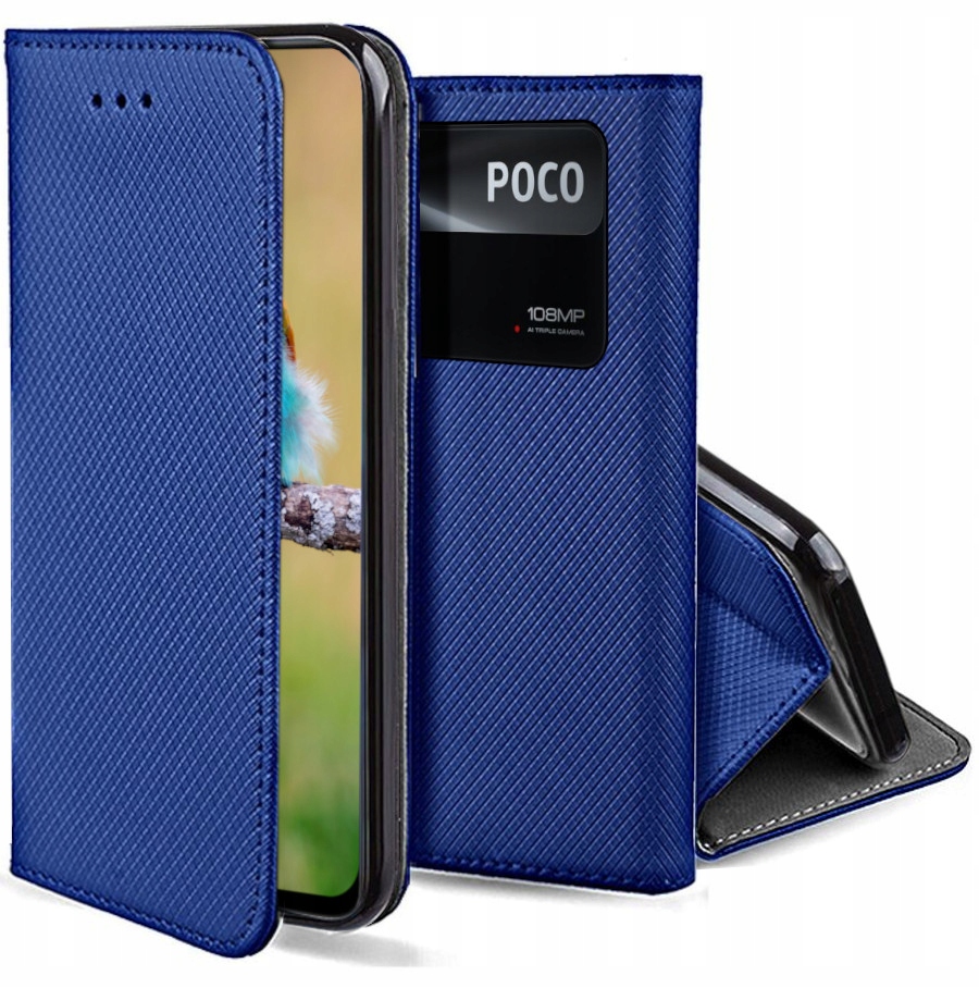 

Etui Smart Magnet Case Do Poco X4 Pro 5G Szkło