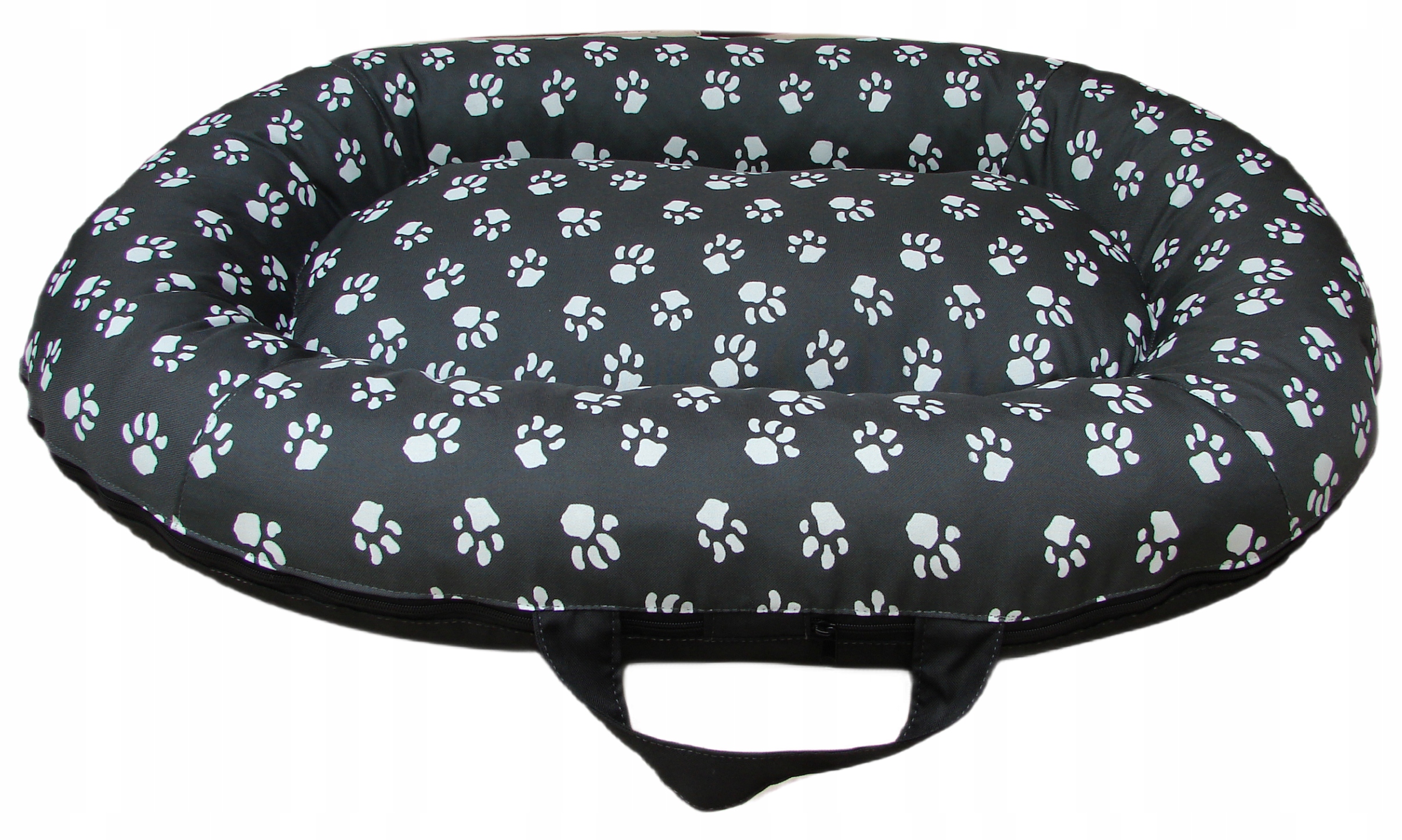 Pelíšek Ponton Tlapky pro malého psa kotec šedá potah M 90/60 R.2