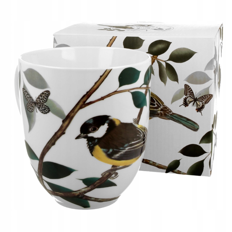 

Kubek Porcelanowy biały XXL sikorka 1000ml