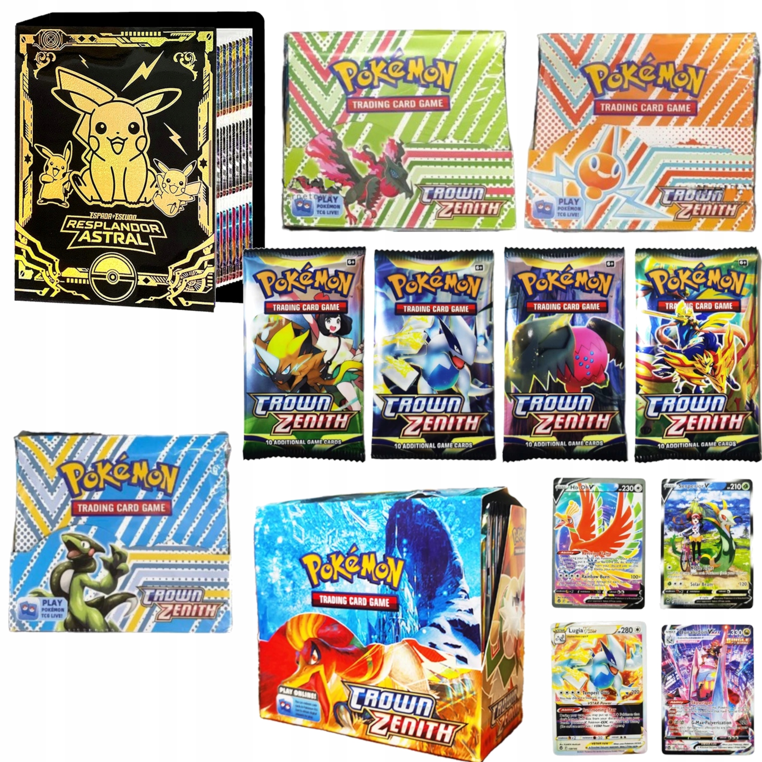 

360 Kart Pokemon Crown Zenith Box Album