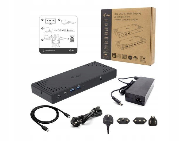 I-tec Usb-c Triple Display Ds Gen2 2xDP 1xHDMI 1xGLAN 1xUSB 3.2 Gen2 2xUSB