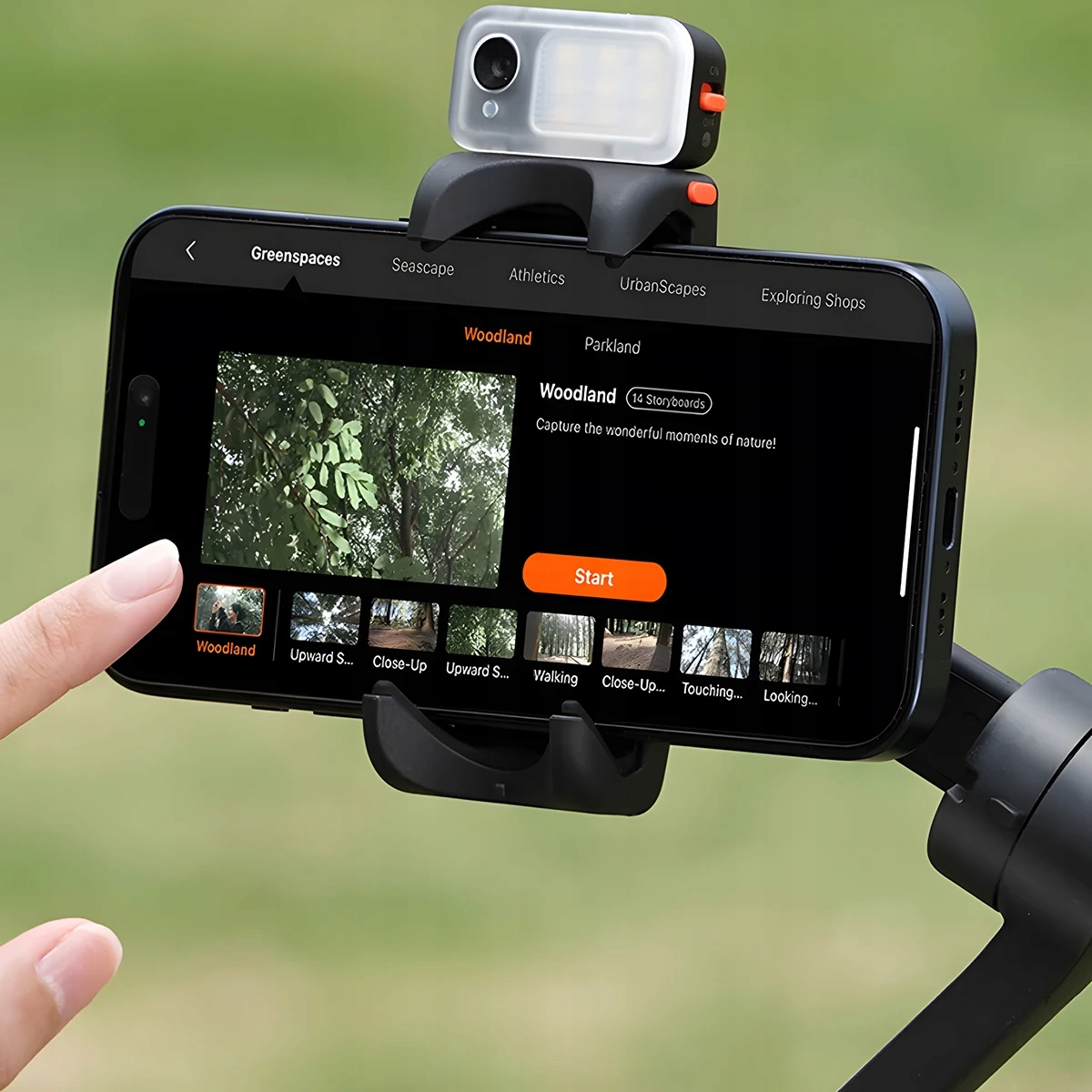 HOHEM PROFESJONALNY STABILIZATOR RĘCZNY GIMBAL DO APARATU ISTEADY V3 Waga produktu 0.42 kg