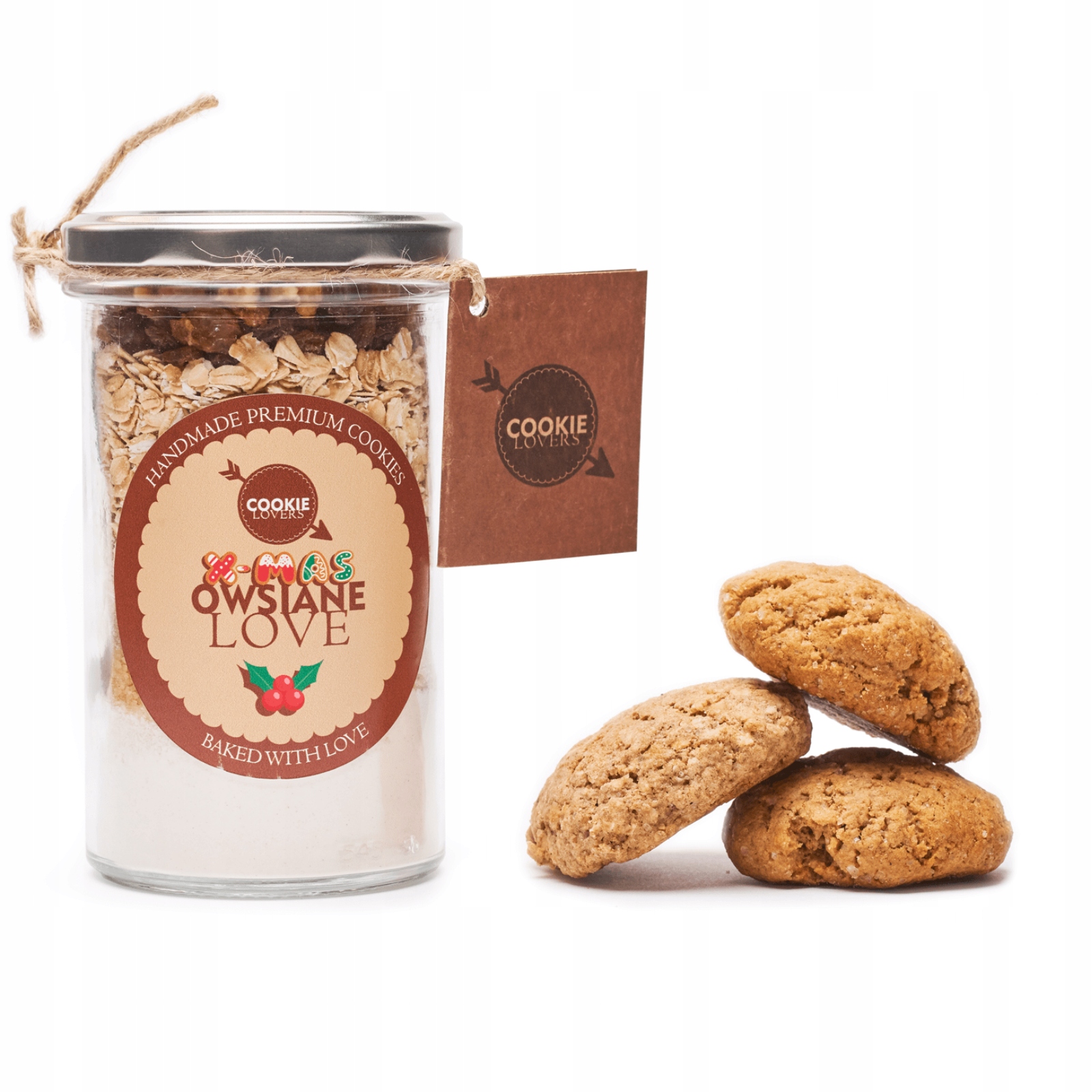 Levně 2 x ovesné vločky 350 g Cookie Lovers