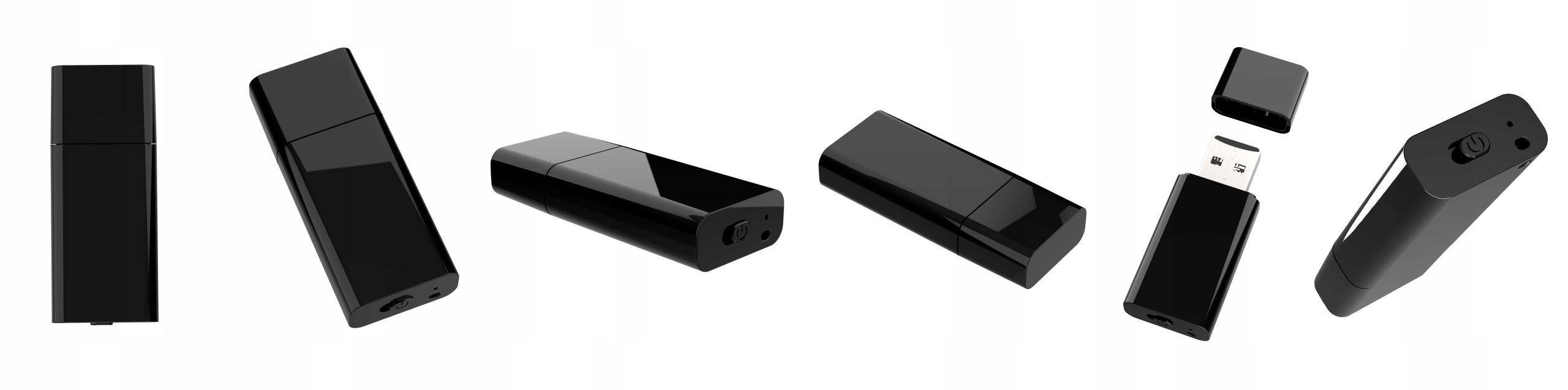 MINI BRELOK DYKTAFON PODSŁUCH do 64GB 24H 192KBPS Złącza USB