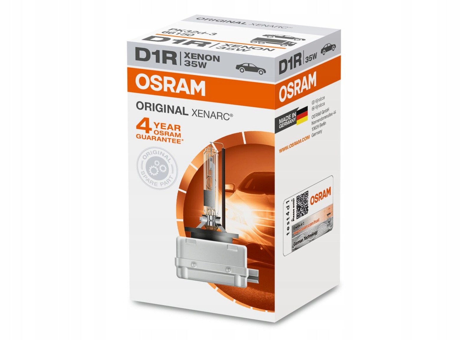 Osram Xenarc Original D1R xenónová výbojka, 35 W, PK32d-3, 1ks v balení