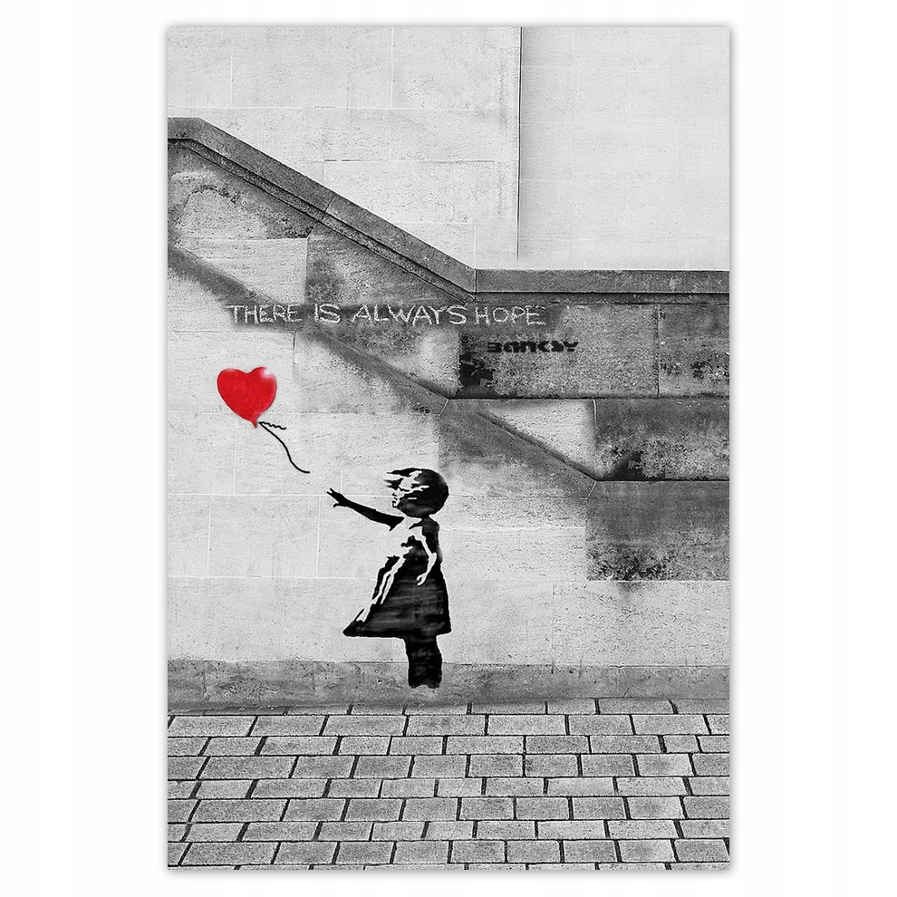 

Plakaty 80x120 Banksy There is always hope