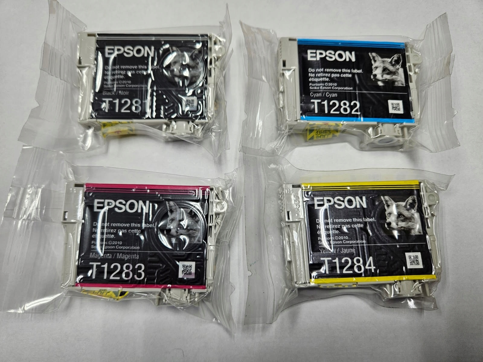Tusze Epson T1285 Komplet T1281 T1282 T1283 T1284 Oryginały