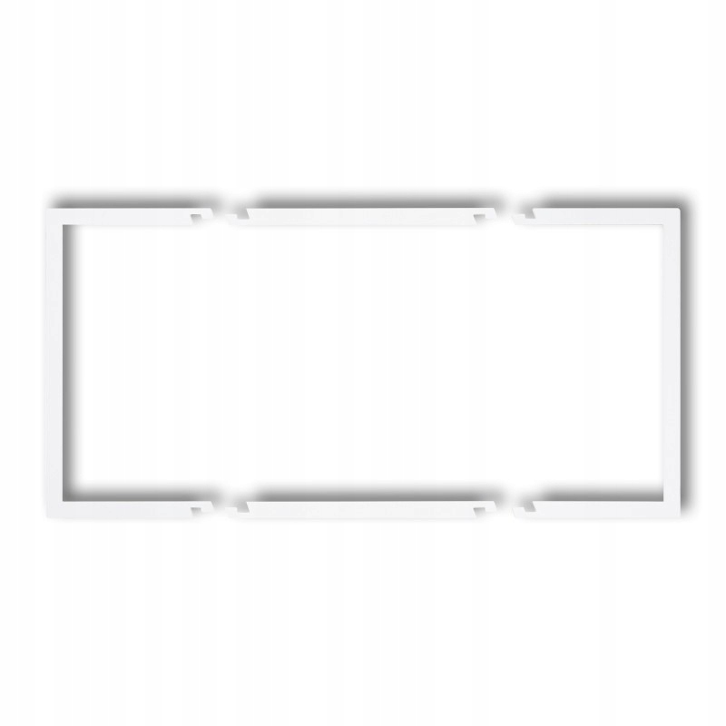 

Deco Ramka wypełniająca podwójna biała