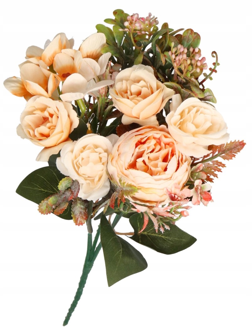 SZTUCZNE KWIATY ROŚLINY PEONIA PIWONIA RÓŻA BUKIET Kod producenta 17301