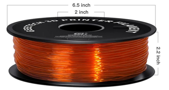 Filament TPU 1000g pomarańczowy transparent 95A PROMOCJA