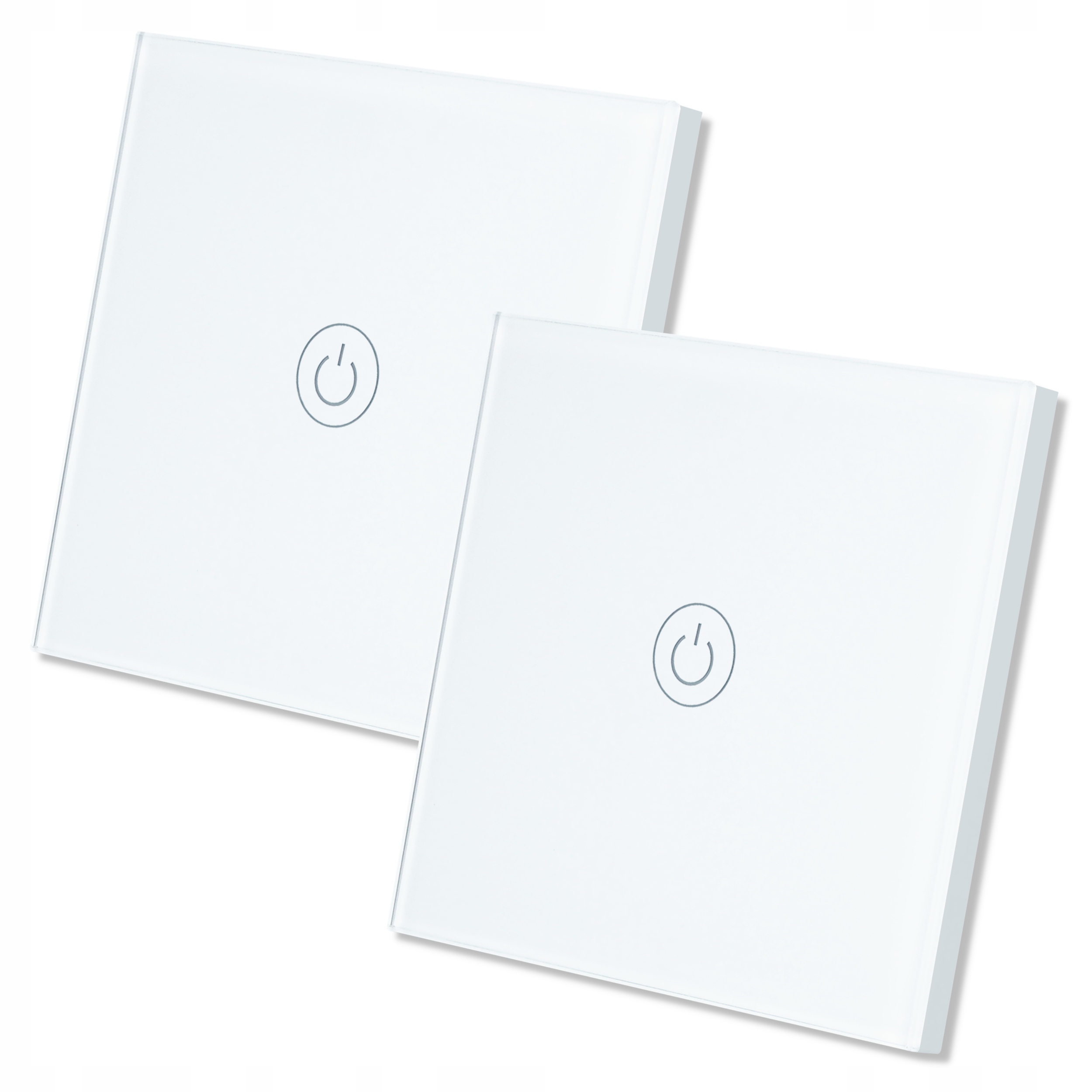 

2X Włącznik Światła Led Schodowy Krzyżowy Szklany