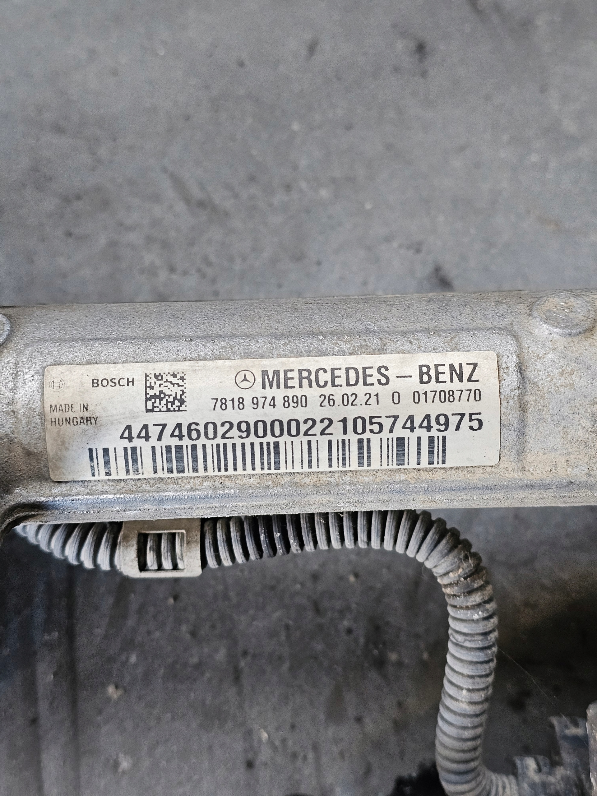 servo control MERCEDES V-KLASA VITO W447 7818974890