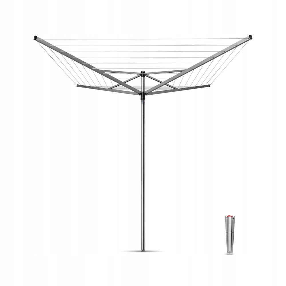 Brabantia Topspinner Suszarka ogrodowa 40 m Mocowanie do gruntu