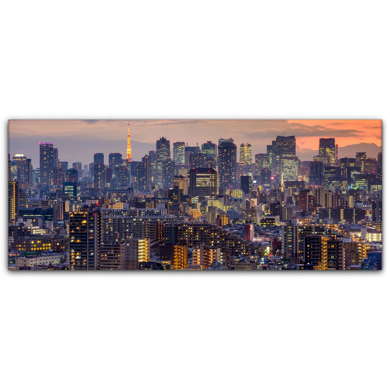 

foto-obraz na płótnie 125x50 Tokio Japonia Miasto